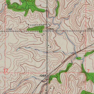 United States Geological Survey Hiawatha, KS (1961, 24000-Scale) digital map