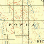 United States Geological Survey Hiawatha, KS-NE (1888, 125000-Scale) digital map
