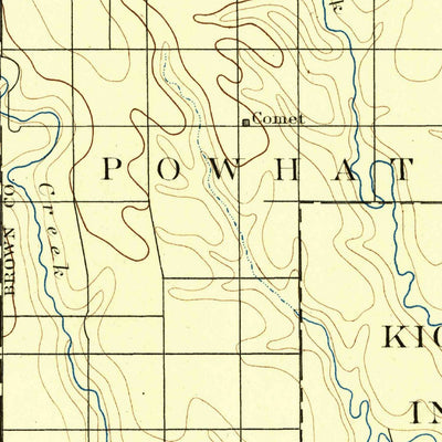 United States Geological Survey Hiawatha, KS-NE (1894, 125000-Scale) digital map