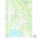 United States Geological Survey Hiawatha, MI (1983, 25000-Scale) digital map