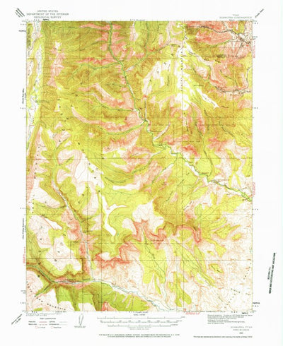 United States Geological Survey Hiawatha, UT (1923, 62500-Scale) digital map