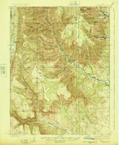 United States Geological Survey Hiawatha, UT (1925, 62500-Scale) digital map