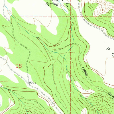 United States Geological Survey Hiawatha, UT (1978, 24000-Scale) digital map
