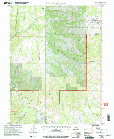 United States Geological Survey Hiawatha, UT (2001, 24000-Scale) digital map