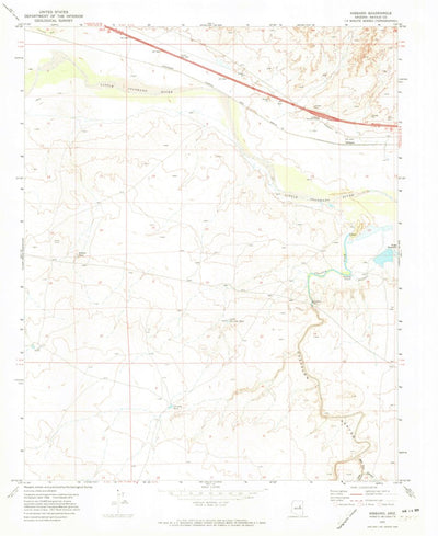 United States Geological Survey Hibbard, AZ (1970, 24000-Scale) digital map
