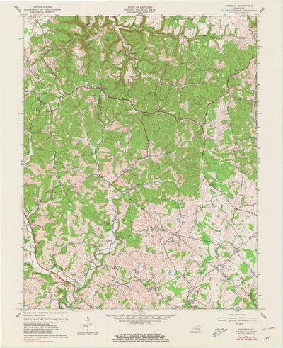 United States Geological Survey Hibernia, KY (1961, 24000-Scale) digital map
