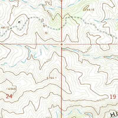 United States Geological Survey Hibernia Peak, AZ (1967, 24000-Scale) digital map