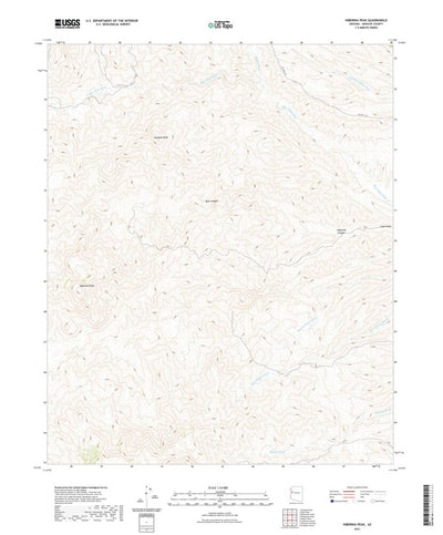 United States Geological Survey Hibernia Peak, AZ (2021, 24000-Scale) digital map