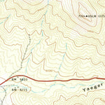 United States Geological Survey Hickey Mountain, AZ (1973, 24000-Scale) digital map