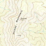 United States Geological Survey Hickey Mountain, AZ (1973, 24000-Scale) digital map