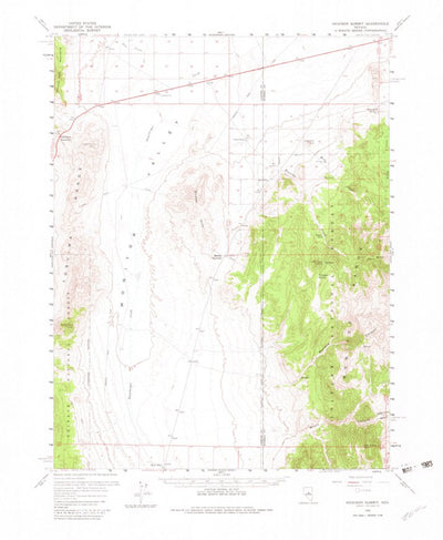 United States Geological Survey Hickison Summit, NV (1960, 62500-Scale) digital map