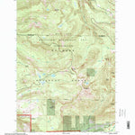 United States Geological Survey Hickman Butte, OR (1997, 24000-Scale) digital map