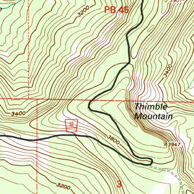United States Geological Survey Hickman Butte, OR (1997, 24000-Scale) digital map
