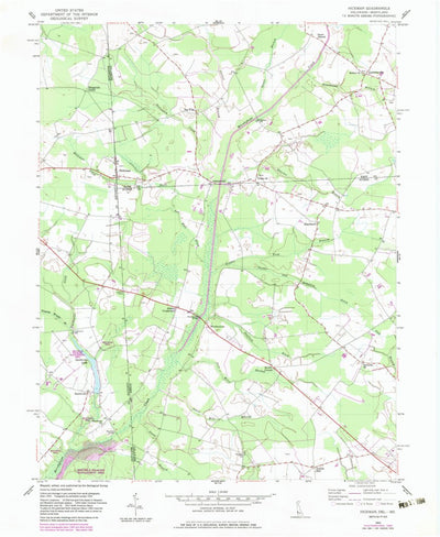 United States Geological Survey Hickman, DE-MD (1955, 24000-Scale) digital map