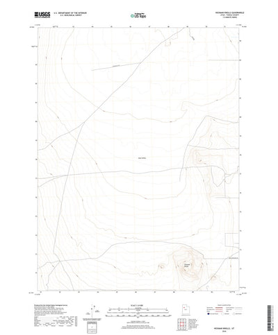 United States Geological Survey Hickman Knolls, UT (2020, 24000-Scale) digital map