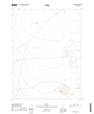 United States Geological Survey Hickman Knolls, UT (2023, 24000-Scale) digital map