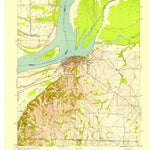 United States Geological Survey Hickman, KY-MO-TN (1951, 24000-Scale) digital map