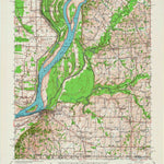 United States Geological Survey Hickman, KY-MO-TN (1954, 62500-Scale) digital map