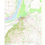 United States Geological Survey Hickman, KY-MO-TN (1970, 24000-Scale) digital map