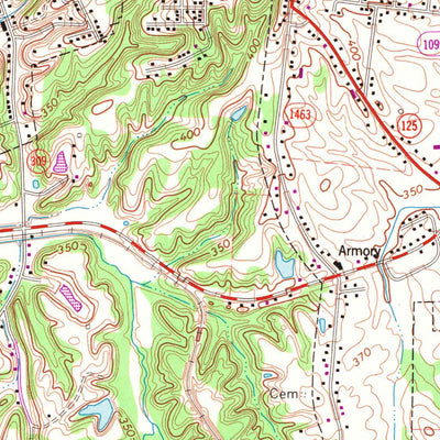 United States Geological Survey Hickman, KY-MO-TN (1970, 24000-Scale) digital map