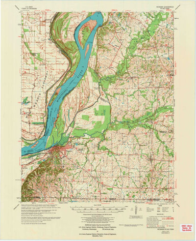United States Geological Survey Hickman, KY-MO-TN (1972, 62500-Scale) digital map