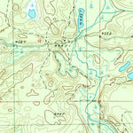 United States Geological Survey Hickman Lake, MI (1985, 24000-Scale) digital map