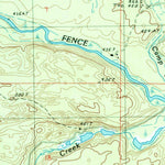United States Geological Survey Hickman Lake, MI (1985, 24000-Scale) digital map