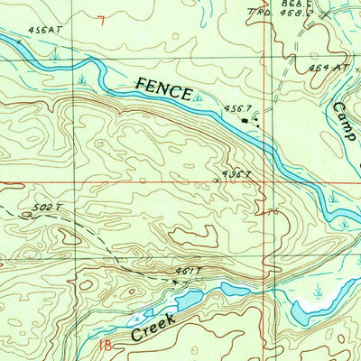 United States Geological Survey Hickman Lake, MI (1985, 24000-Scale) digital map