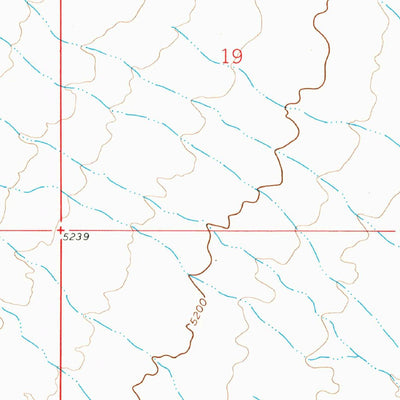 United States Geological Survey Hickman Ranch, NM (1961, 24000-Scale) digital map