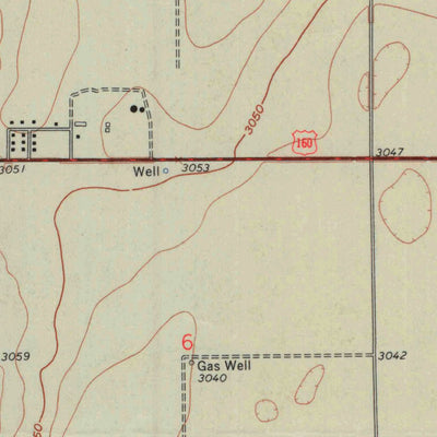 United States Geological Survey Hickok, KS (1959, 24000-Scale) digital map