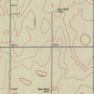 United States Geological Survey Hickok NW, KS (1959, 24000-Scale) digital map