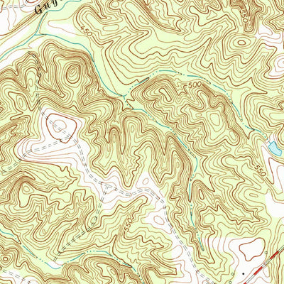 United States Geological Survey Hickory Grove, SC (1972, 24000-Scale) digital map
