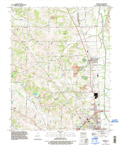 United States Geological Survey Hickory, KY (1994, 24000-Scale) digital map