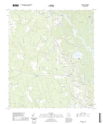 United States Geological Survey Hickory, LA (2020, 24000-Scale) digital map