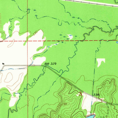 United States Geological Survey Hickory, MS (1966, 24000-Scale) digital map