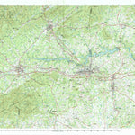 United States Geological Survey Hickory, NC (1986, 100000-Scale) digital map