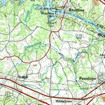 United States Geological Survey Hickory, NC (1986, 100000-Scale) digital map