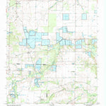 United States Geological Survey Hickory Plains, AR (1994, 24000-Scale) digital map