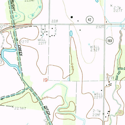 United States Geological Survey Hickory Ridge, AR (1992, 24000-Scale) digital map