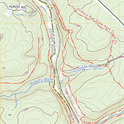 United States Geological Survey Hickory Run, PA (2023, 24000-Scale) digital map