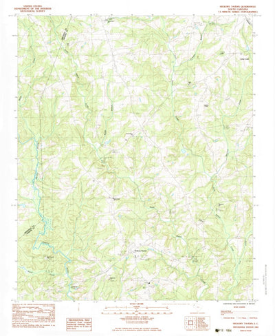 United States Geological Survey Hickory Tavern, SC (1983, 24000-Scale) digital map