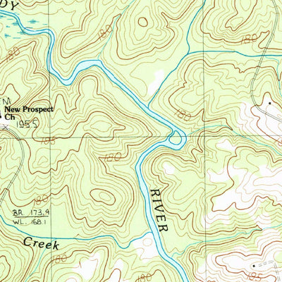 United States Geological Survey Hickory Tavern, SC (1983, 24000-Scale) digital map