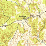 United States Geological Survey Hickory Valley, TN (1951, 24000-Scale) digital map