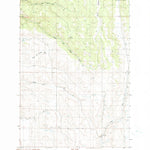 United States Geological Survey Hicks Spring, OR (1990, 24000-Scale) digital map