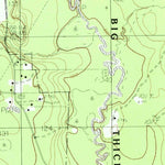 United States Geological Survey Hicksbaugh, TX (1984, 24000-Scale) digital map