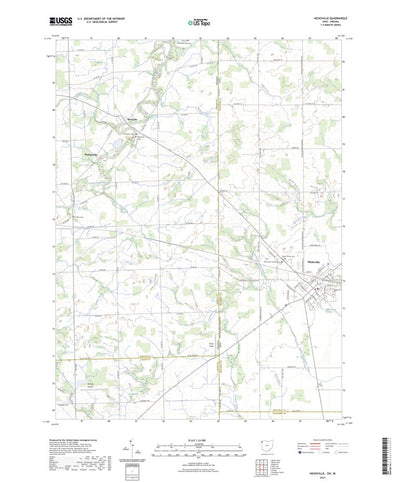 United States Geological Survey Hicksville, OH (2023, 24000-Scale) digital map