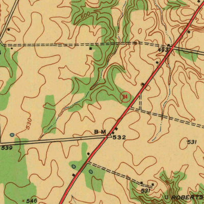 United States Geological Survey Hico, KY (1942, 24000-Scale) digital map