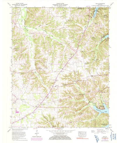 United States Geological Survey Hico, KY (1955, 24000-Scale) digital map