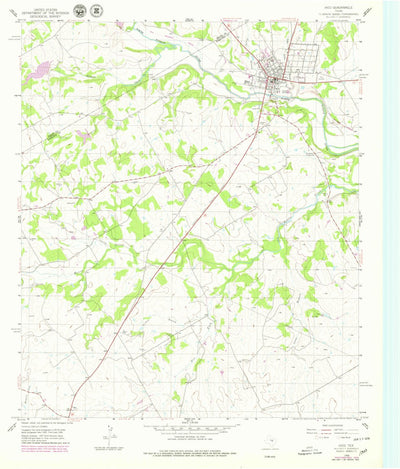 United States Geological Survey Hico, TX (1956, 24000-Scale) digital map