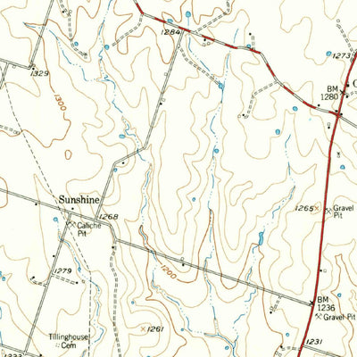 United States Geological Survey Hico, TX (1956, 62500-Scale) digital map